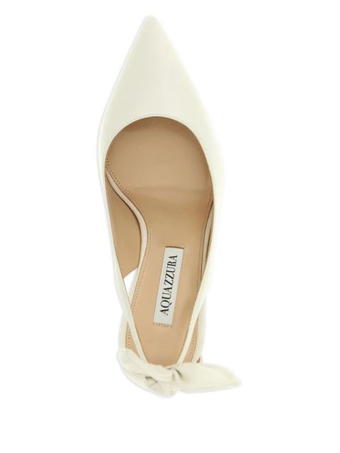 Aquazzura Bow Tie pumps - White - zdjęcie produktu nr 2
