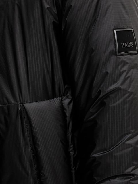 Rains kurtka 17240 Torna Insulated Long Jacket kolor czarny zimowa 17240