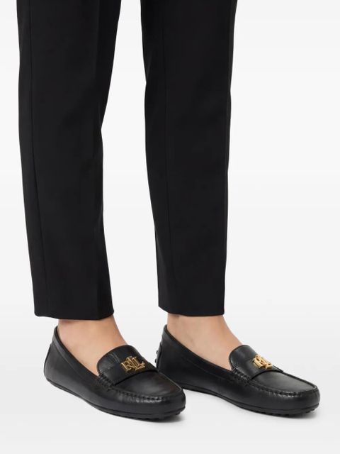 Lauren Ralph Lauren Barnsbury Driver leather loafers - Black
