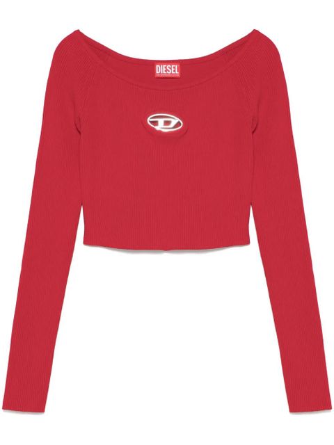 Diesel M-Vera-Ls T-shirt - Red - zdjęcie produktu nr 1