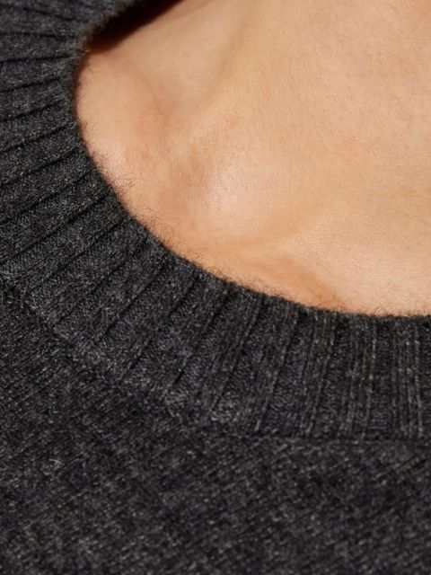 Yves Salomon crew-neck sweater - Grey