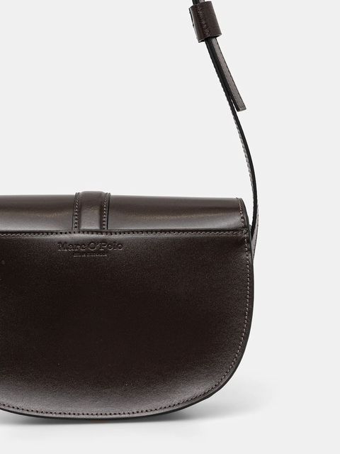 Marc O'Polo torebka skórzana kolor brązowy 50912210702203 - zdjęcie produktu nr 2
