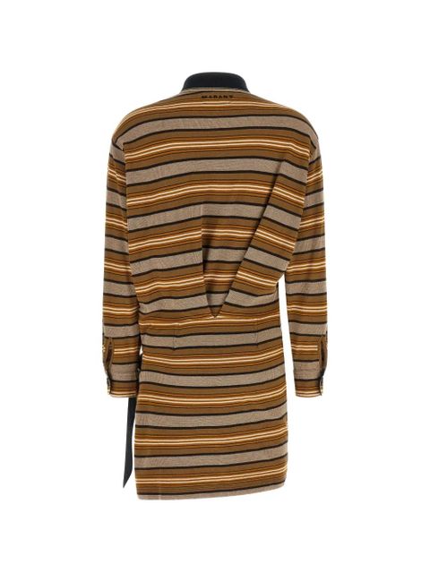 MARANT ÉTOILE Isea striped dress - Brown - zdjęcie produktu nr 2