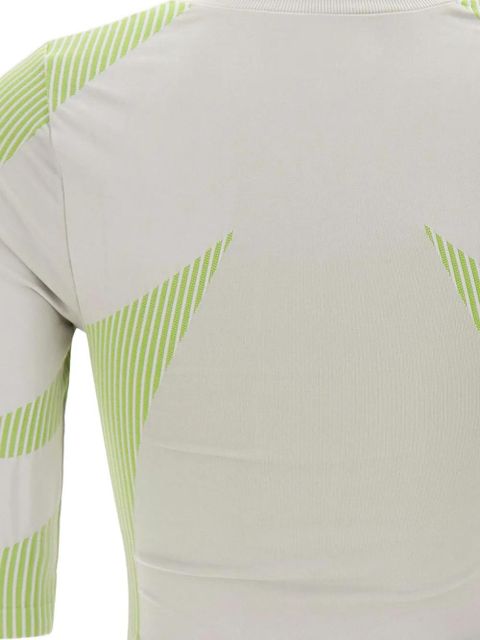 Casablanca half-zip logo-detail top - Neutrals