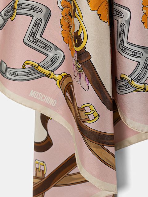 Moschino chusta jedwabna - zdjęcie produktu nr 2