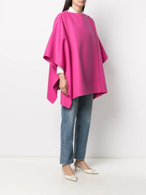 Valentino Garavani draped button cape - Pink