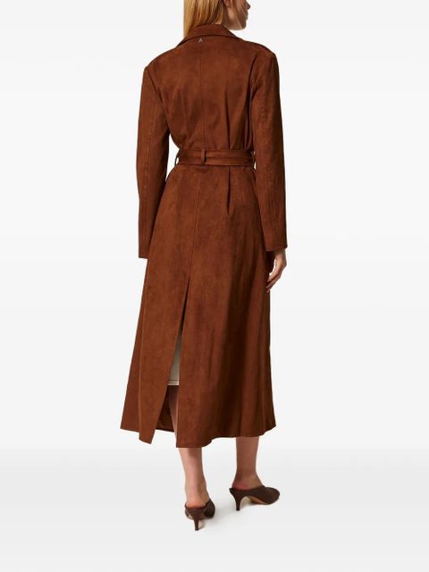 TWINSET belted trench coat - Brown - zdjęcie produktu nr 2