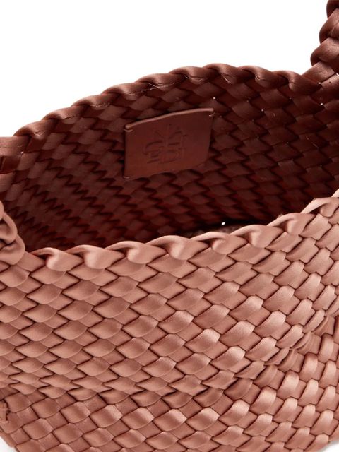 NAGHEDI Kyoto woven-design tote bag - Pink