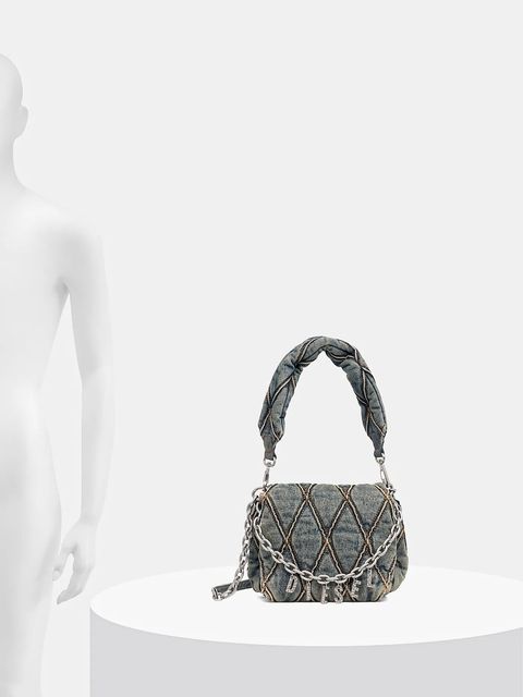 Diesel torebka CHARM-D CHARM-D kolor niebieski X09597.P5570