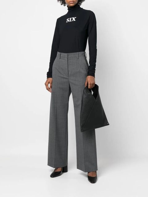 MM6 Maison Margiela Japanese leather tote bag - Black - zdjęcie produktu nr 2