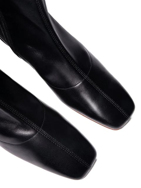 BY FAR Este leather ankle boots - Black - zdjęcie produktu nr 1