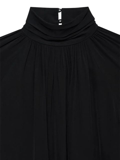 ANINE BING draped blouse - Black