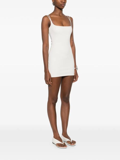 Gimaguas Lula square-neck mini dress - White