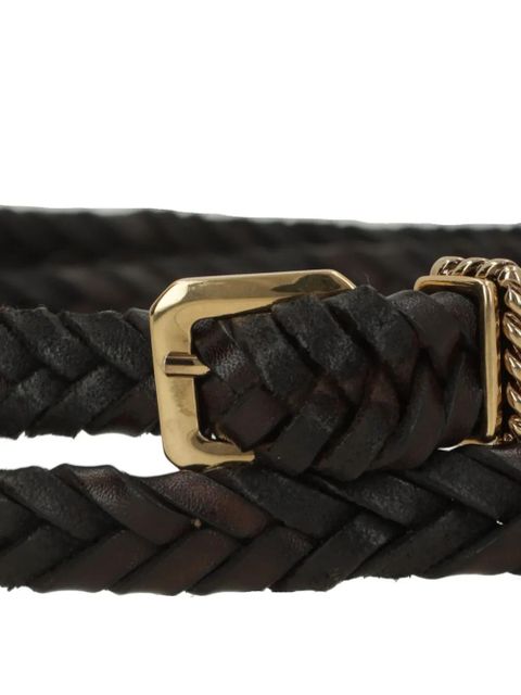 ETRO braided buckled belt - Brown