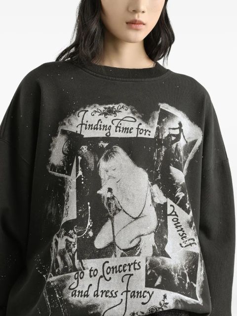 Dolce & Gabbana photograp-print sweatshirt - Black