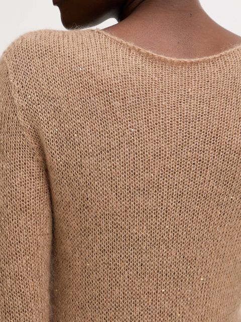 Liviana Conti sukienka z dodatkiem wełny kolor brązowy maxi prosta L5WG63