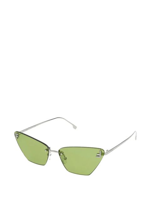 FENDI cat-eye-frame sunglasses - Green - zdjęcie produktu nr 2