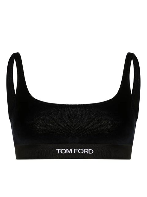 TOM FORD velvet bralette - Blue - zdjęcie produktu nr 1