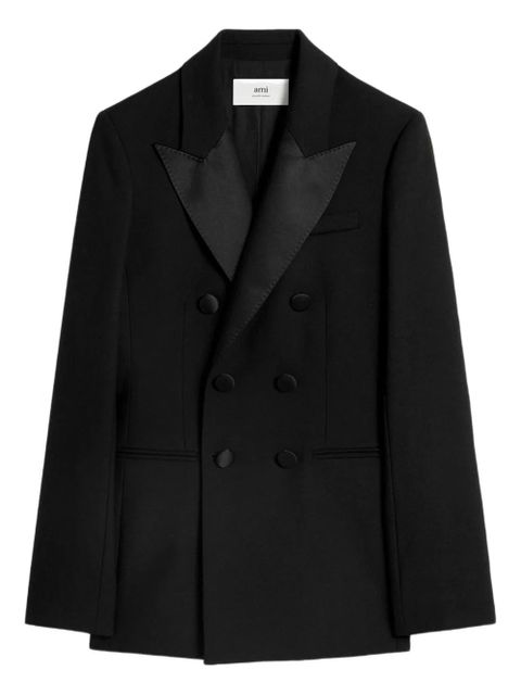 AMI Paris double-breasted buttoned jacket - Black - zdjęcie produktu nr 1