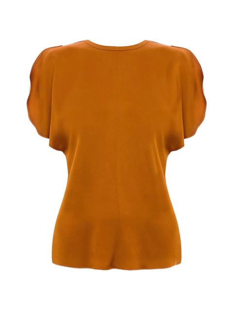 Victoria Beckham draped sleeve top - Orange - zdjęcie produktu nr 1