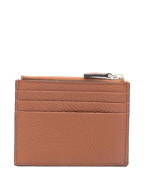 Valentino Garavani Rockstud leather wallet - Brown