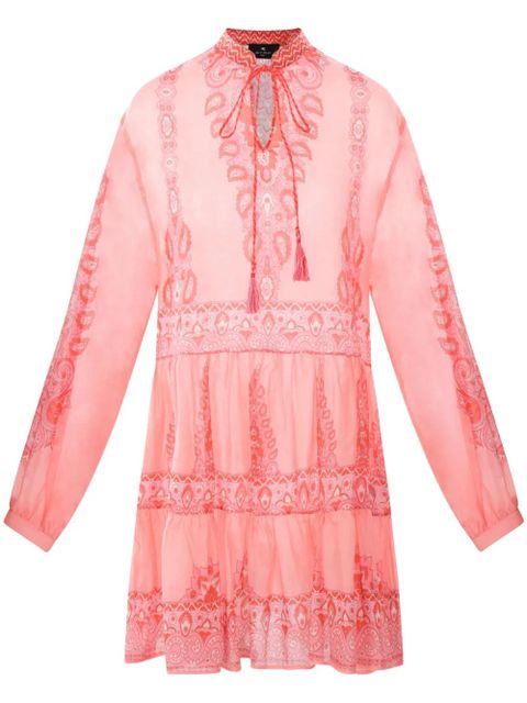 ETRO paisley-print mini dress - Red - zdjęcie produktu nr 1