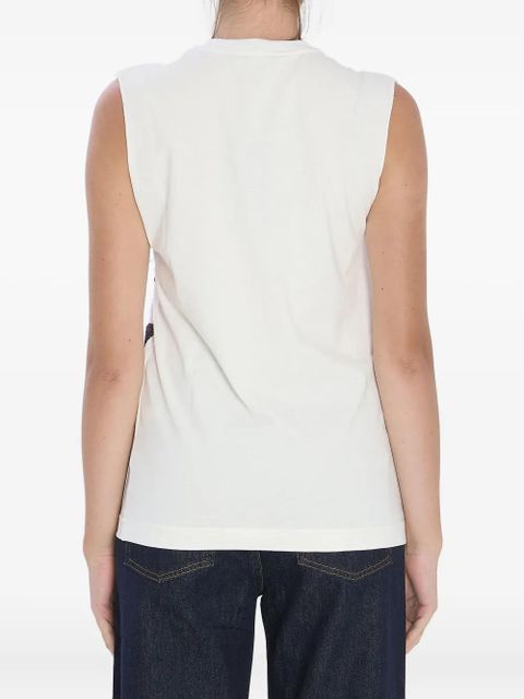 Dolce & Gabbana printed sleeveless top - White
