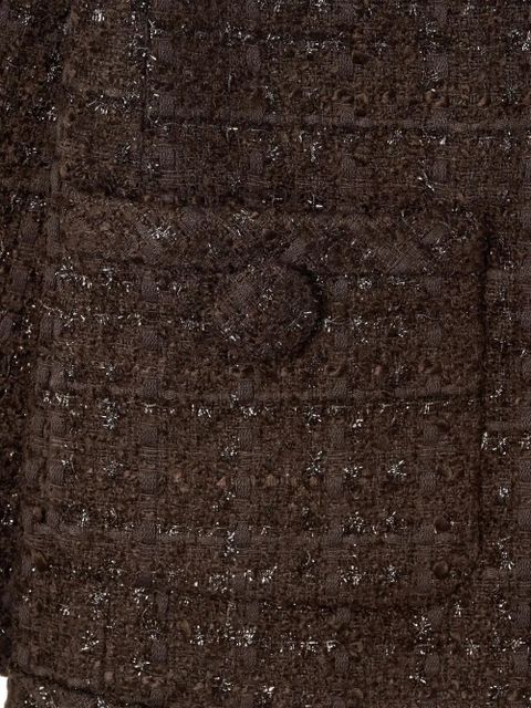 Marc Jacobs chain lady tweed jacket - Brown