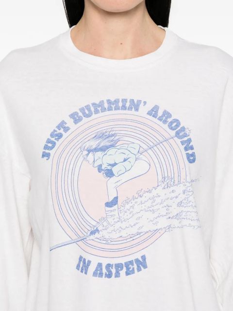 RE/DONE Boxy Boyfriend long-sleeve T-shirt - White