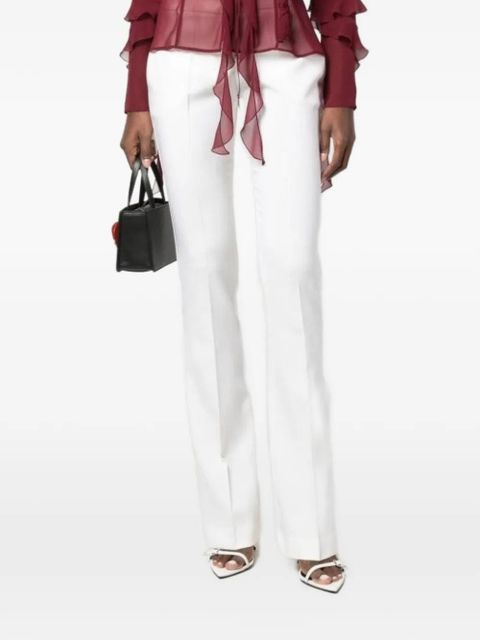 Blumarine logo-detail trousers - White - zdjęcie produktu nr 1