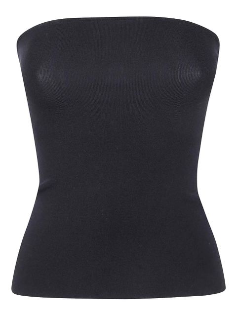 ENTIRE STUDIOS ribbed-knit strapless top - Black - zdjęcie produktu nr 1