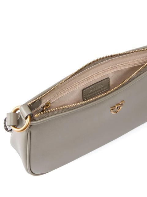 PINKO zip-fastening leather mini bag - Grey
