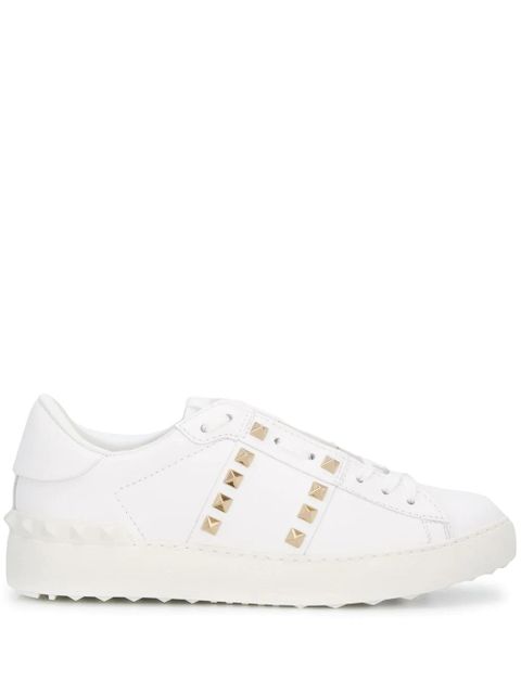 Valentino Garavani Rockstud Untitled leather sneakers - White - zdjęcie produktu nr 1