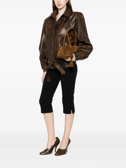 Magda Butrym belted jacket - Brown - zdjęcie produktu nr 2