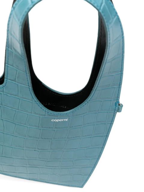 Coperni mini heart-shape tote bag - Blue