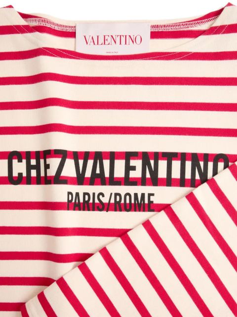 Valentino Garavani Chez Valentino-print T-shirt - Neutrals