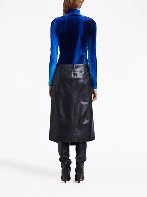 Proenza Schouler Ice Dyed velvet top - Blue - zdjęcie produktu nr 2