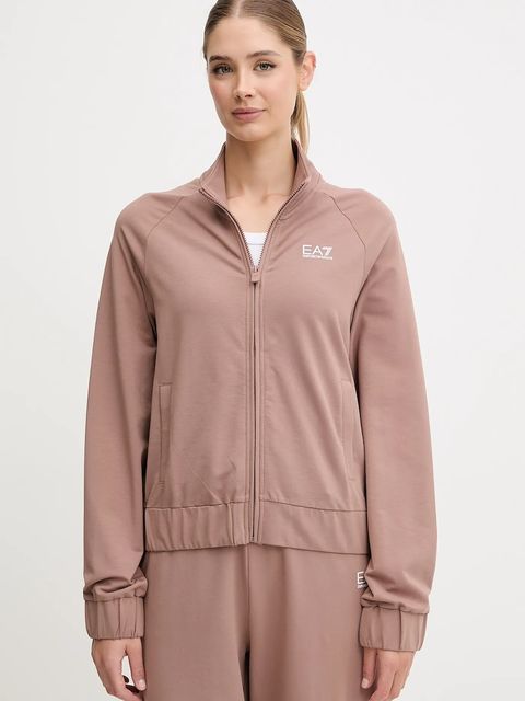 EA7 Emporio Armani dres damski kolor brązowy AF13135.7W000118 - zdjęcie produktu nr 2