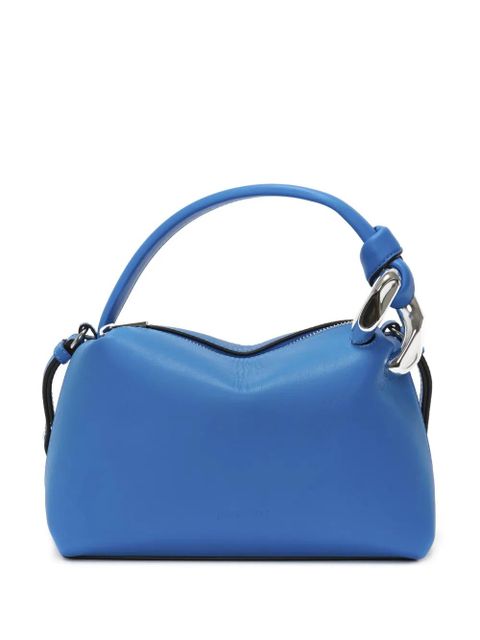 JW Anderson small Corner leather tote bag - Blue - zdjęcie produktu nr 1