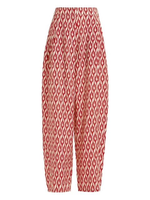 Essentiel Antwerp Ihalton patterned trousers - Orange - zdjęcie produktu nr 1