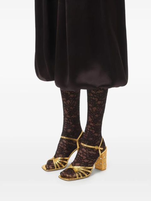 Valentino Garavani Preshoes embellished sandals - Gold