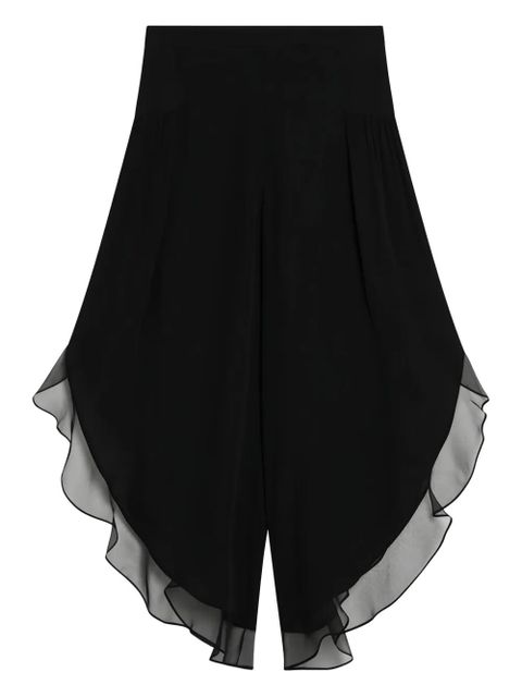 Valentino Garavani georgette balloon trousers - Black - zdjęcie produktu nr 1