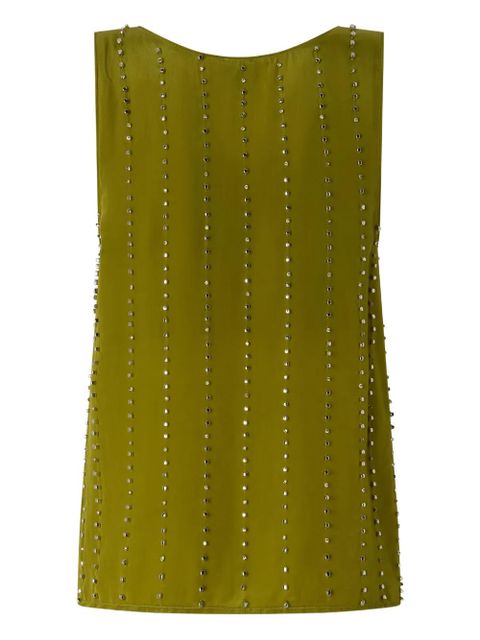 PINKO embellished scoop-neck top - Green - zdjęcie produktu nr 2