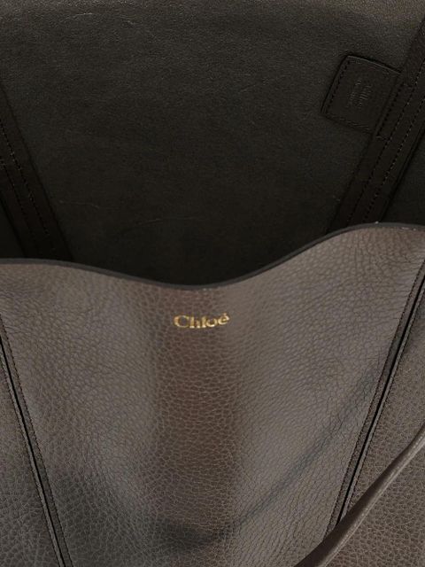 Chloé large Chloé Spin tote bag - Grey