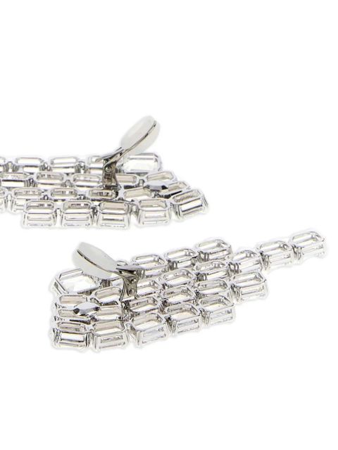 Swarovski Millenia rectangular clip earrings - Silver