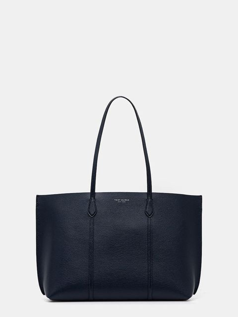 Tory Burch torebka skórzana Perry kolor granatowy 169476-498 - zdjęcie produktu nr 2
