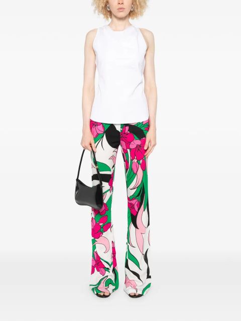 PINKO floral-print trousers - White - zdjęcie produktu nr 2