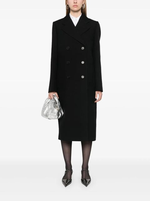 Prada virgin wool coat - Black - zdjęcie produktu nr 2