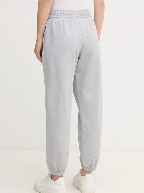 Calvin Klein Jeans spodnie dresowe damskie kolor szary gładkie LV047B235G