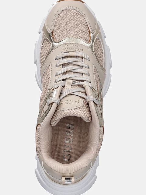 Guess sneakersy IBITHA damskie kolor beżowy FLTIBI ELE12